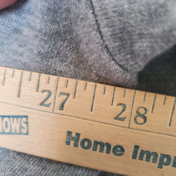 Asos Full Zip Jacket Gray Terry Clothe Lined Men's Size XL With Pockets - Picture 13 of 16